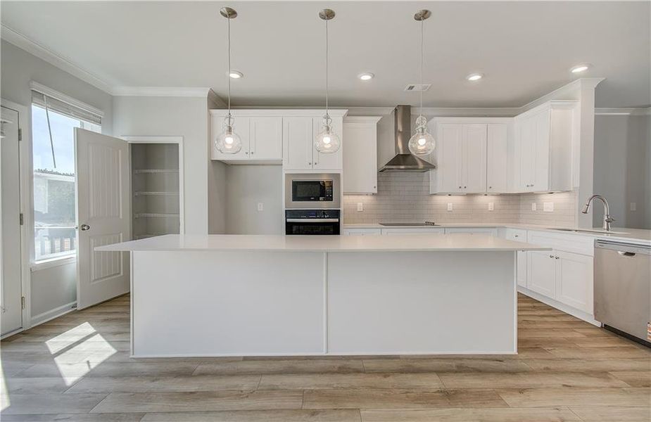 Furnished interior view inside a new home in Silverock, McDonough (Image 10).
