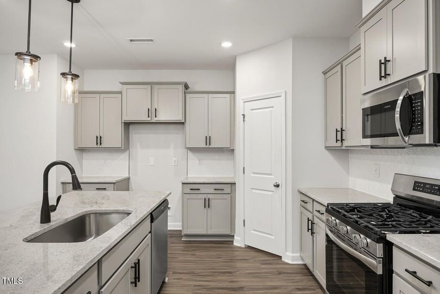 Furnished interior view inside a new home in Gregory Village Townhomes, Lillington (Image 54).