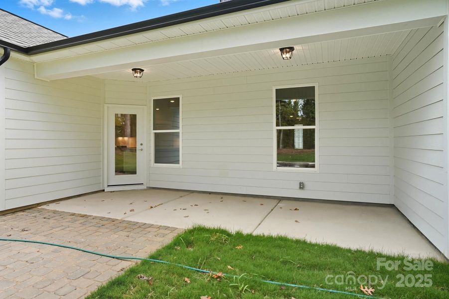 Exterior details and patio area of a home in Heritage - 55+ Community, Indian Trail (Image 21). Exterior details and patio area of a home in Heritage - 55+ Community, Indian Trail (Image 21).