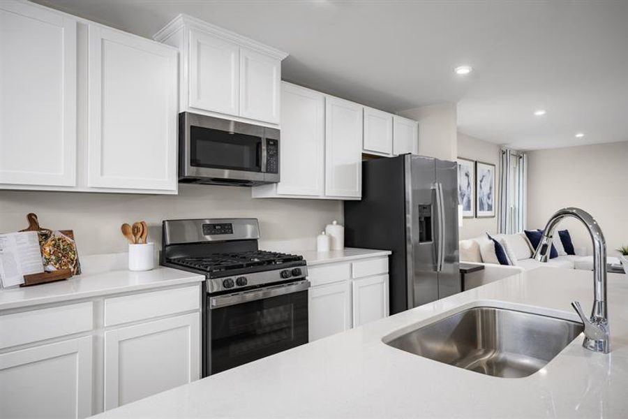 Representative furnished interior of a home built from the Rosewood by Ryan Homes in Colonial Village, Edenton (Image 2).