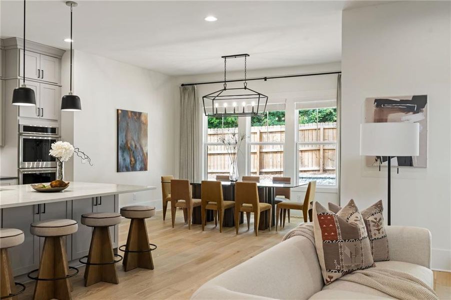 Furnished interior view inside a new home in , Atlanta (Image 5).