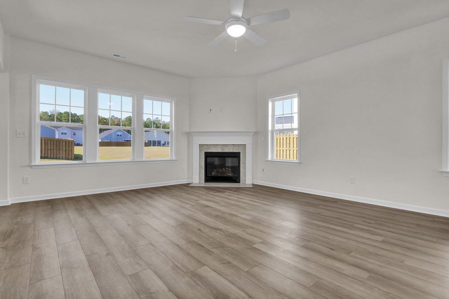 Spacious, unfurnished interior of a new home in Grand Park, Leland (Image 20).