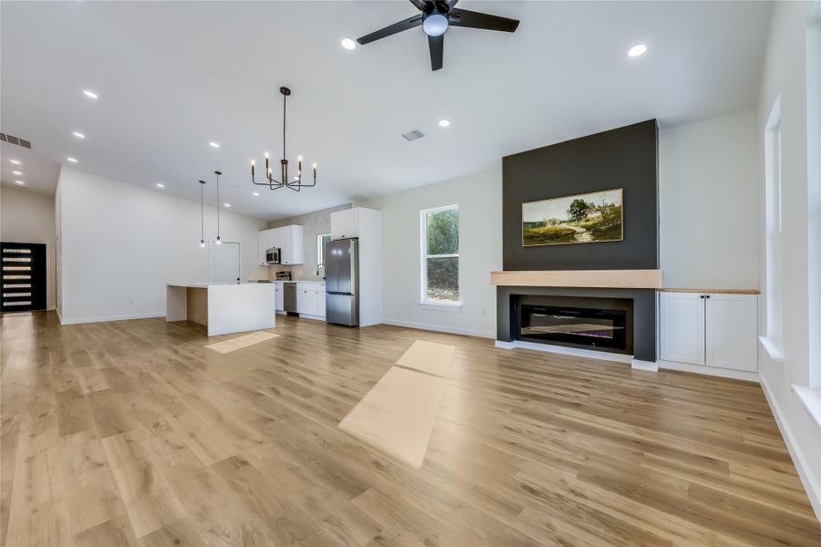 To be built. Photos are from a previous project with same Floorplan. Finishes may vary