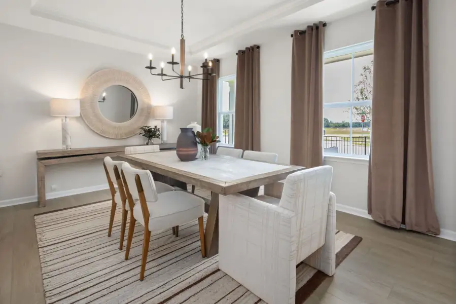 Furnished interior view inside a new home in Cambria, Garner (Image 19).