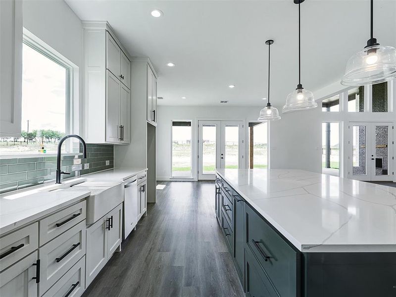 The chef’s kitchen is a true showstopper