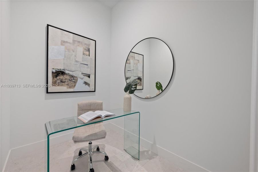 Furnished interior view inside a new home in , Miami (Image 17).