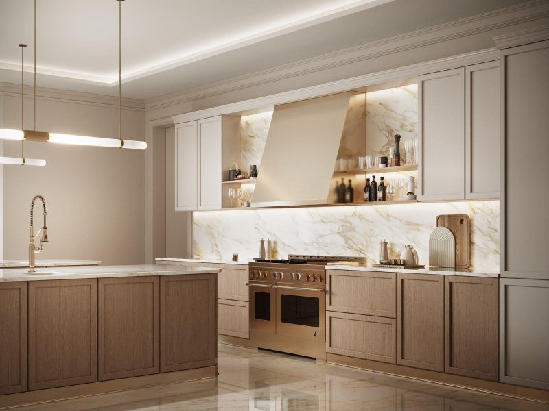 Furnished interior view inside a new home in , Fort Lauderdale (Image 6).