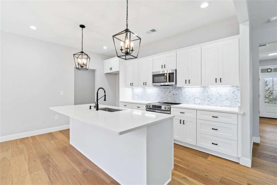 Furnished interior view inside a new home in , Gainesville (Image 18).