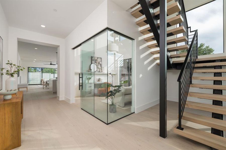 Furnished interior view inside a new home in Dove Station, Grapevine (Image 5).