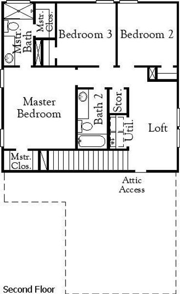 2D floor plan layout of this home in Westridge Cove, Conroe, TX (Image 4). 2D floor plan layout of this home in Westridge Cove, Conroe, TX (Image 4).