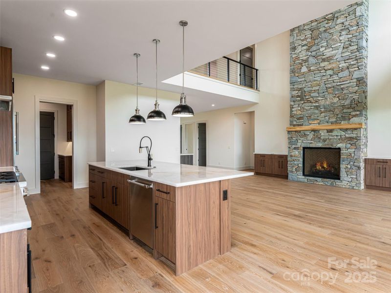 Furnished interior view inside a new home in , Hendersonville (Image 17).