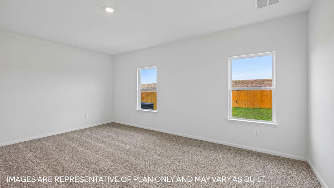 Spacious, unfurnished interior of a new home in Prairie Lakes, Buda (Image 19).