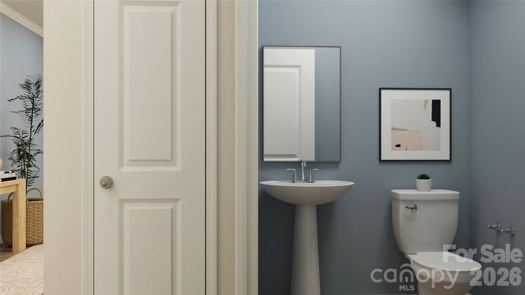 Furnished interior view inside a new home in Redhawk, Belmont (Image 5).