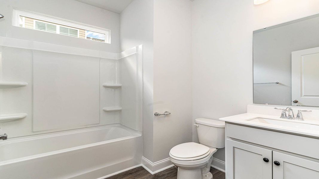 Representative furnished interior of a home built from the FORRESTER by D.R. Horton in Haven View, Murrells Inlet (Image 9).