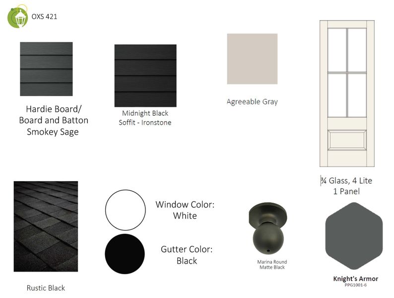 Sample of building materials used in homes in Oxford Station, Gallatin (Image 51).