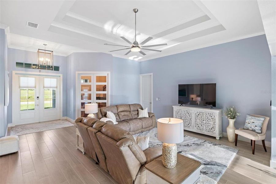 Furnished interior view inside a new home in , Placida (Image 29).