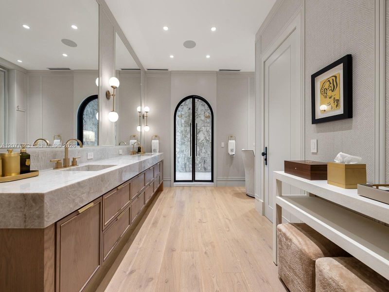 Furnished interior view inside a new home in , Miami (Image 9). Furnished interior view inside a new home in , Miami (Image 9).