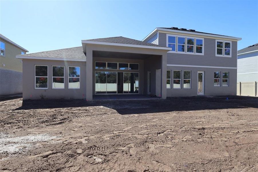 In-progress construction of a new home in Hawk's Overlook, Oviedo, FL (Image 10).