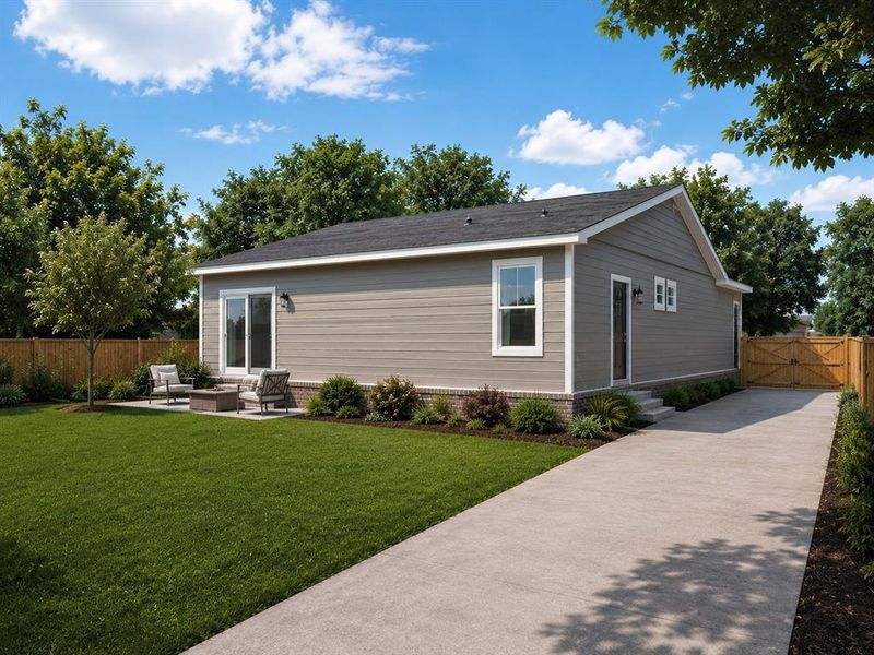 Front exterior of a new home in , Bonham, TX, highlighting curb appeal (Image 2). Front exterior of a new home in , Bonham, TX, highlighting curb appeal (Image 2).