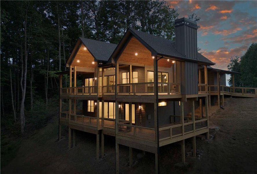 Exterior details and patio area of a home in , Ellijay (Image 3). Exterior details and patio area of a home in , Ellijay (Image 3).