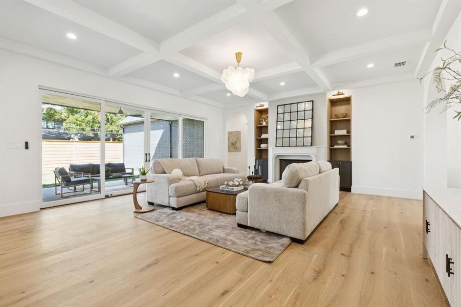 Furnished interior view inside a new home in , Dallas (Image 26).
