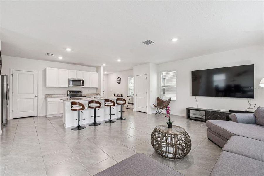 Furnished interior view inside a new home in Westgate at Avalon Park, Wesley Chapel (Image 18).