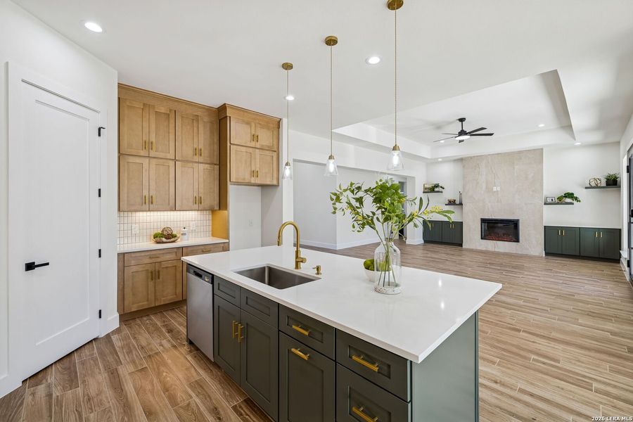 Furnished interior view inside a new home in , Spring Branch (Image 45).