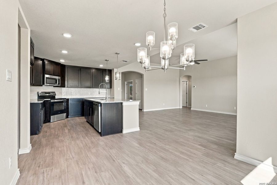 Furnished interior view inside a new home in , Poteet (Image 5).
