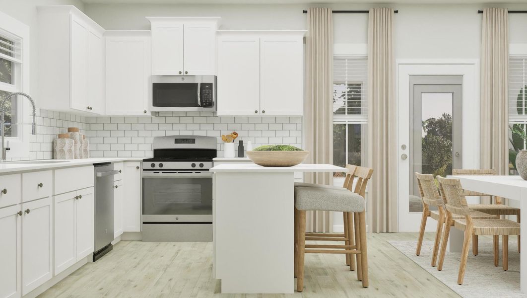 Furnished interior view inside a new home in , Summerville (Image 9). Furnished interior view inside a new home in , Summerville (Image 9).