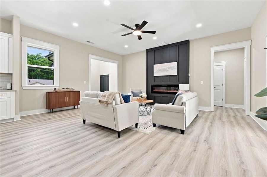 Furnished interior view inside a new home in , Douglasville (Image 39).