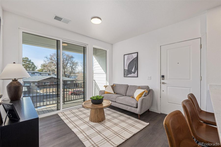 Furnished interior view inside a new home in The Scene at Sloan's Lake, Denver (Image 18).