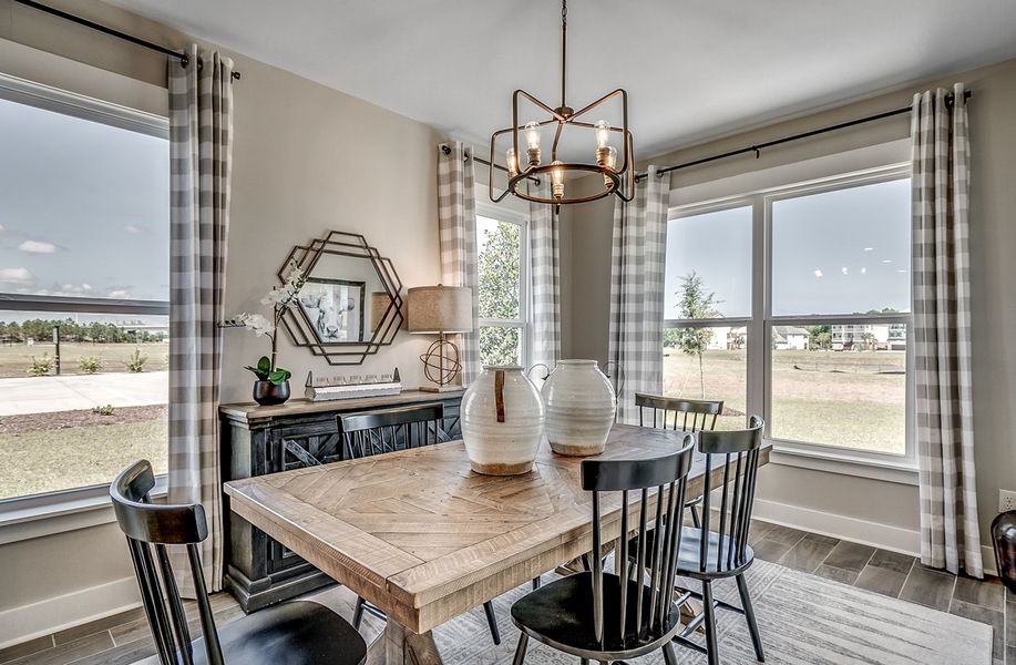 Representative furnished interior of a home built from the Persimmon by Beazer Homes in Northbrook, Murrells Inlet (Image 10).
