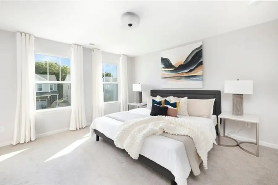 Representative furnished interior of a home built from the Liam by True Homes in Gatehouse Manor, Winston-Salem (Image 10).