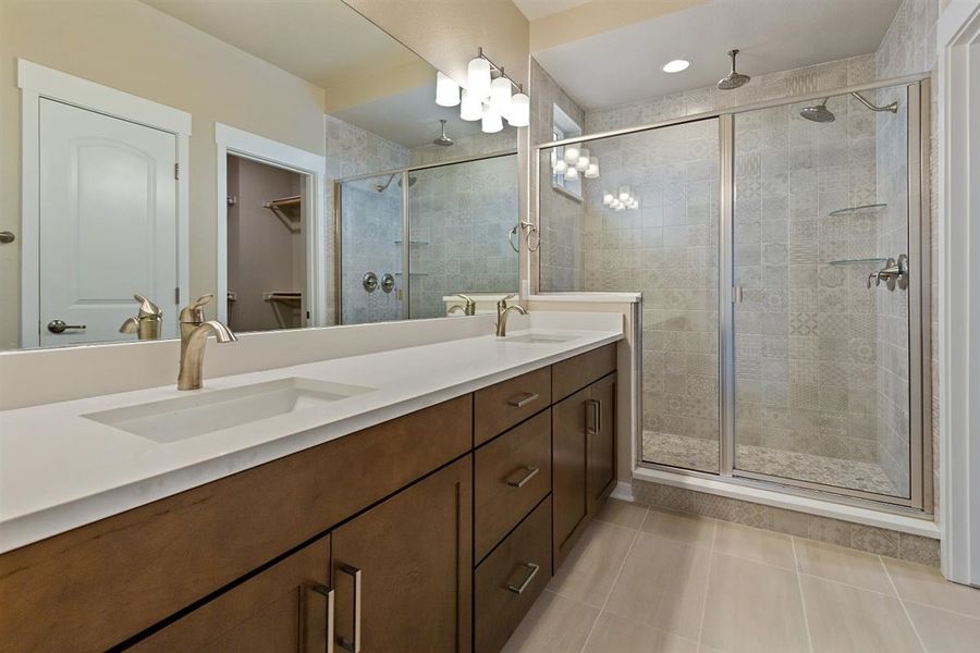 Representative furnished interior of a home built from the The Edward by David Weekley Homes in Baseline Parkside West – Single-Family Homes, Broomfield (Image 3).