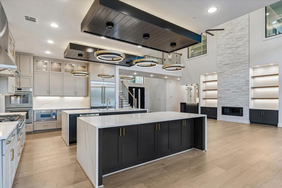 Furnished interior view inside a new home in , Sugar Land (Image 9).