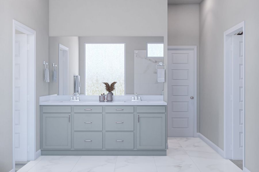 Representative furnished interior of a home built from the Longspur by Tri Pointe Homes in Clopton Farms, Montgomery (Image 12). Representative furnished interior of a home built from the Longspur by Tri Pointe Homes in Clopton Farms, Montgomery (Image 12).