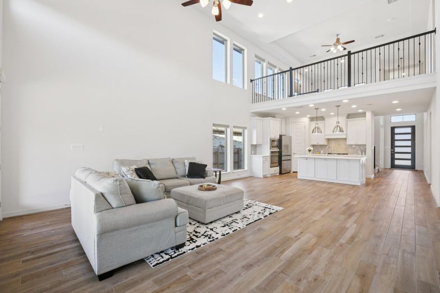 Furnished interior view inside a new home in , Leander (Image 13).