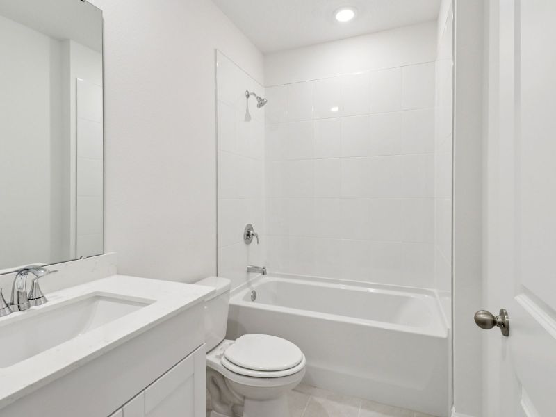Furnished interior view inside a new home in Villamar - Classic Series, Winter Haven (Image 5).