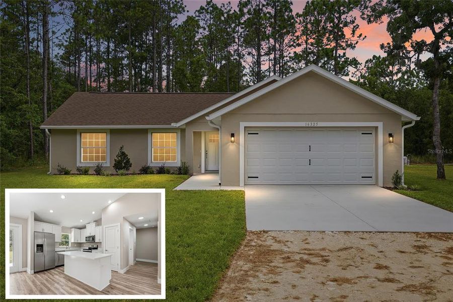 Front exterior of a new home in , Brooksville, FL, highlighting curb appeal (Image 28). Front exterior of a new home in , Brooksville, FL, highlighting curb appeal (Image 28).