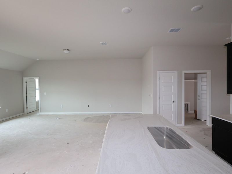 In-progress construction of a new home in Cascades at Onion Creek, Austin, TX (Image 8).