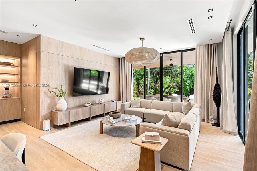 Furnished interior view inside a new home in , Miami (Image 5). Furnished interior view inside a new home in , Miami (Image 5).