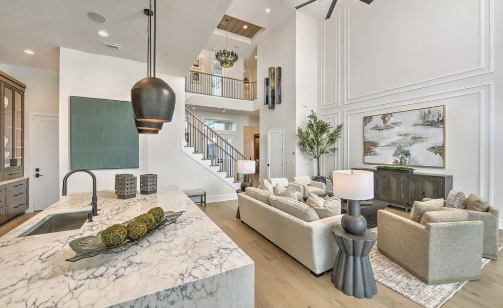 Furnished interior view inside a new home in EverRange, Jacksonville (Image 11).