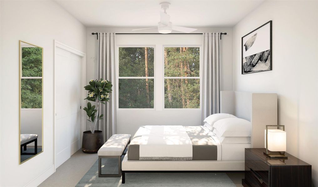 Bedroom 2 (*Artist rendering used for illustration purposes only.)