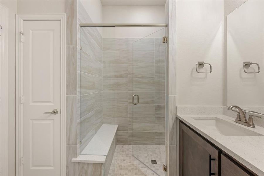 Furnished interior view inside a new home in Sable Creek, Sanger (Image 17). Furnished interior view inside a new home in Sable Creek, Sanger (Image 17).