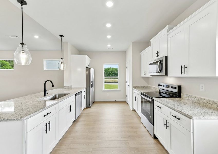 Move freely within the kitchen