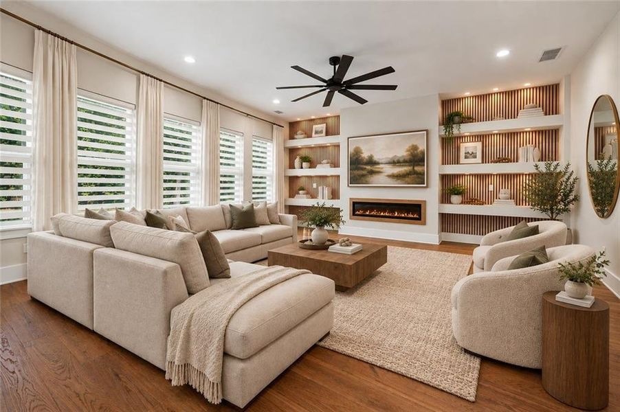 Furnished interior view inside a new home in , Monroe (Image 9). Furnished interior view inside a new home in , Monroe (Image 9).