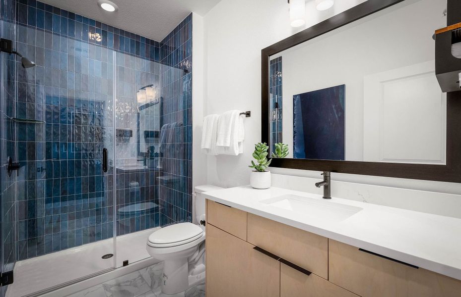 Representative furnished interior of a home built from the Hallmark by Del Webb in Del Webb Austin at Lost Pines, Bastrop (Image 50).