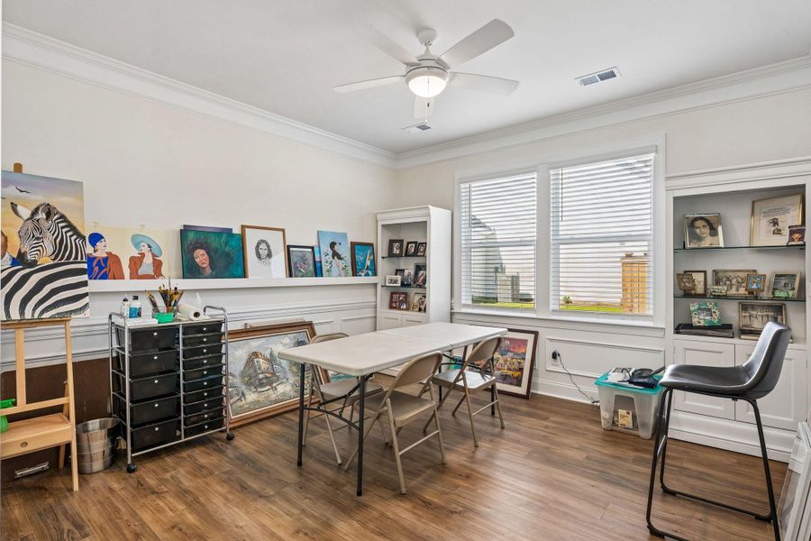 Furnished interior view inside a new home in , Huger (Image 30).