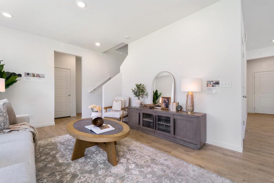 Furnished interior view inside a new home in Union Colony West, Greeley (Image 11).