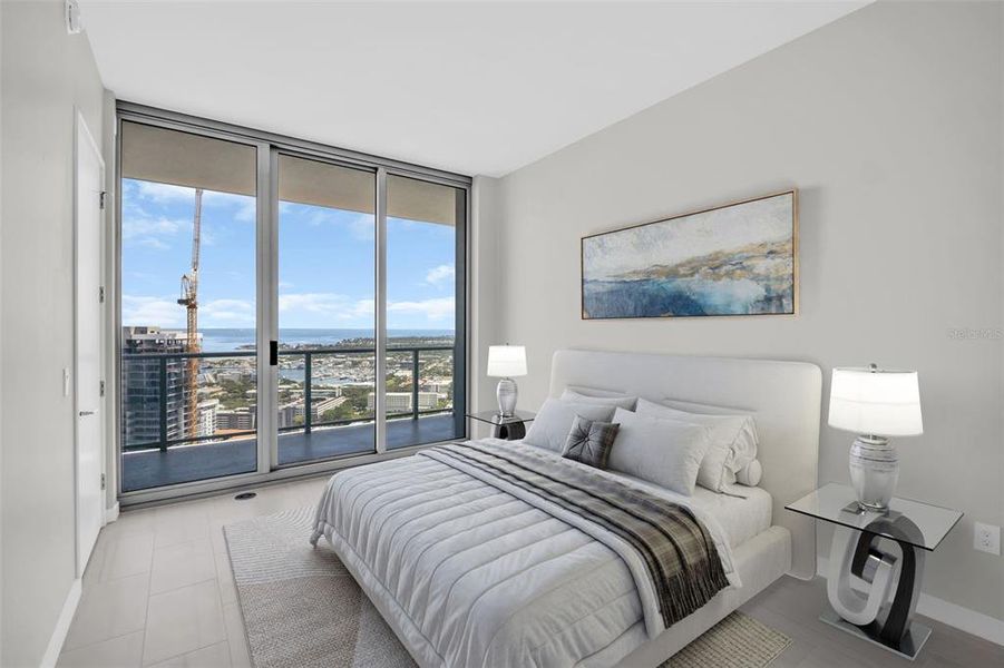 Furnished interior view inside a new home in , St. Petersburg (Image 56).